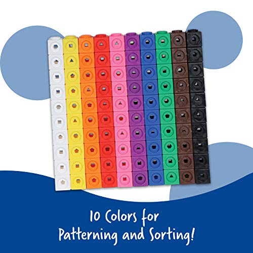 Learning-Resources-Mathlink-Cubes-Set-of-100-Multicolor