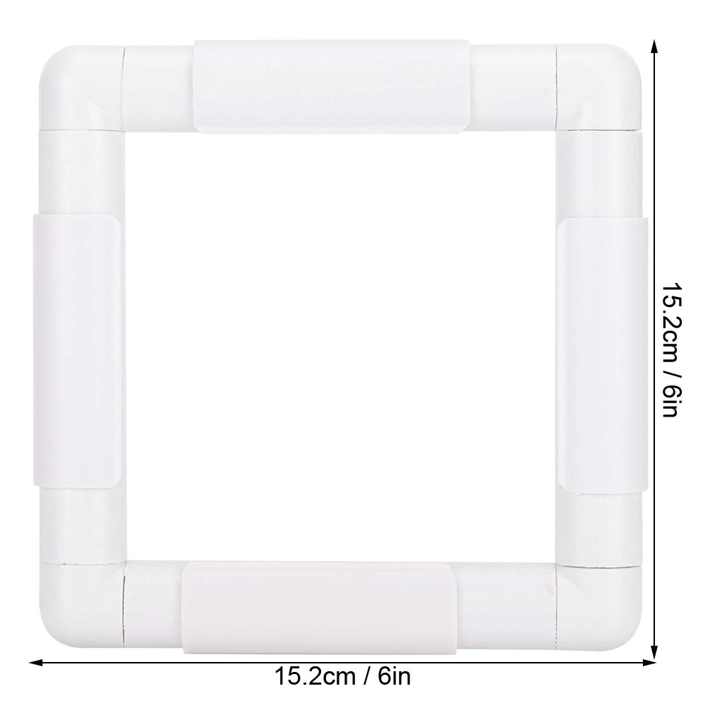 S Embroidery DIY Hoop Stitch Craft Tool Handhold Rec Sewing Supplies1 X 11in S Embroidery FrameEmbroidery HoopSewing Plastic Stitch FrameNeedlecraft Supplies the of Convenience (43.1 * 43.1CM)