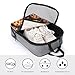 Pizza Food Shoe Bags for Travel Water-Resistant Shoes Pouch with Handle Fashion Shoe Organizer with Zipper Closure Portable Sneaker Carrier for Men & Women Daily Use