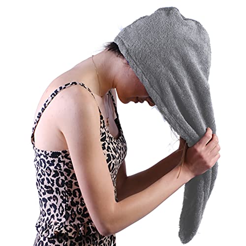 LLAMAXY Hair Towel 100% Pure Organic Cotton Hair Drying Towels Adult Child Hair Wraps Hair
