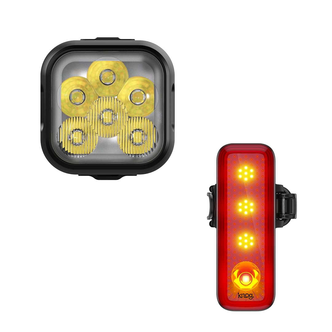 Amazon.com : Knog Bike Headlight and Tail Light Set - 1300 Lumen