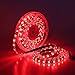 YUNBO Ruban LED Rouge, Noir PCB 12V SMD 5050 300 LEDs 5M Flexible IP65 Étanche Découpable Bande LED pour Maison Chambre Cuisine