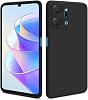HSP Case for Honor x7a [Dust-Repellent] Mobile Phone Case Premium TPU Silicone Case Protective Case Scratch-Resistant Shockproof Case with Drop Protection Camera Protection Screen Protector Perfect Fit Thin Matte Black