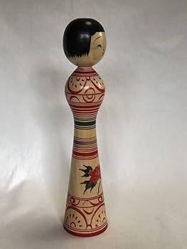 Amazon | 伝統こけし 津軽系 奥瀬鉄則 作品（29.5cm） | 民芸品