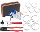Cv Joint Boot Clamp Pliers Atv Axle Boot Clamp Pliers Cv Boot Banding Tool With 10 Crimp Bands