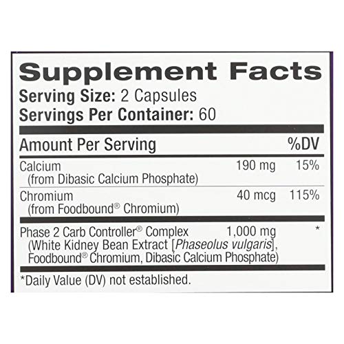Natrol 4291.941 Carb Intercept With Phase 2 Carb Controller Capsules thumb #1