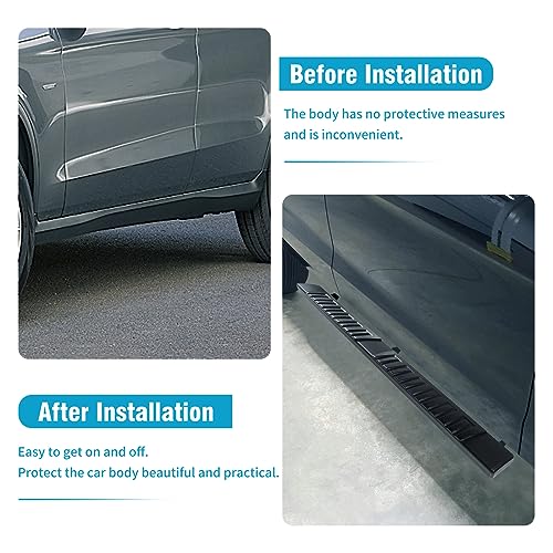 Estribo lateral aluminio negro para Ford F-150 2009-2014 miniatura 4