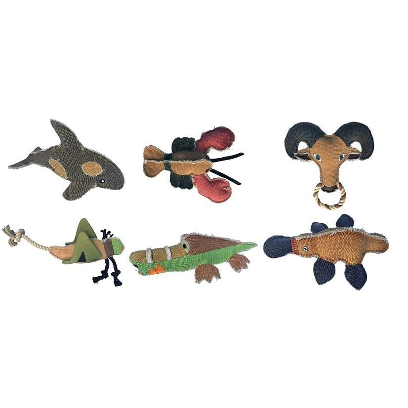 Dogline Nature Collection Dog Toys One of Each Style