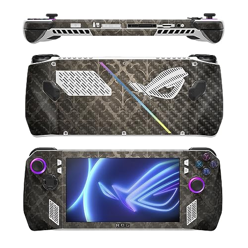 Image of MightySkins Carbon Fiber Skin Compatible with Asus ROG Ally - Vintage Elegance | Protective, Durable Textured Carbon Fiber Finish | Easy to Apply