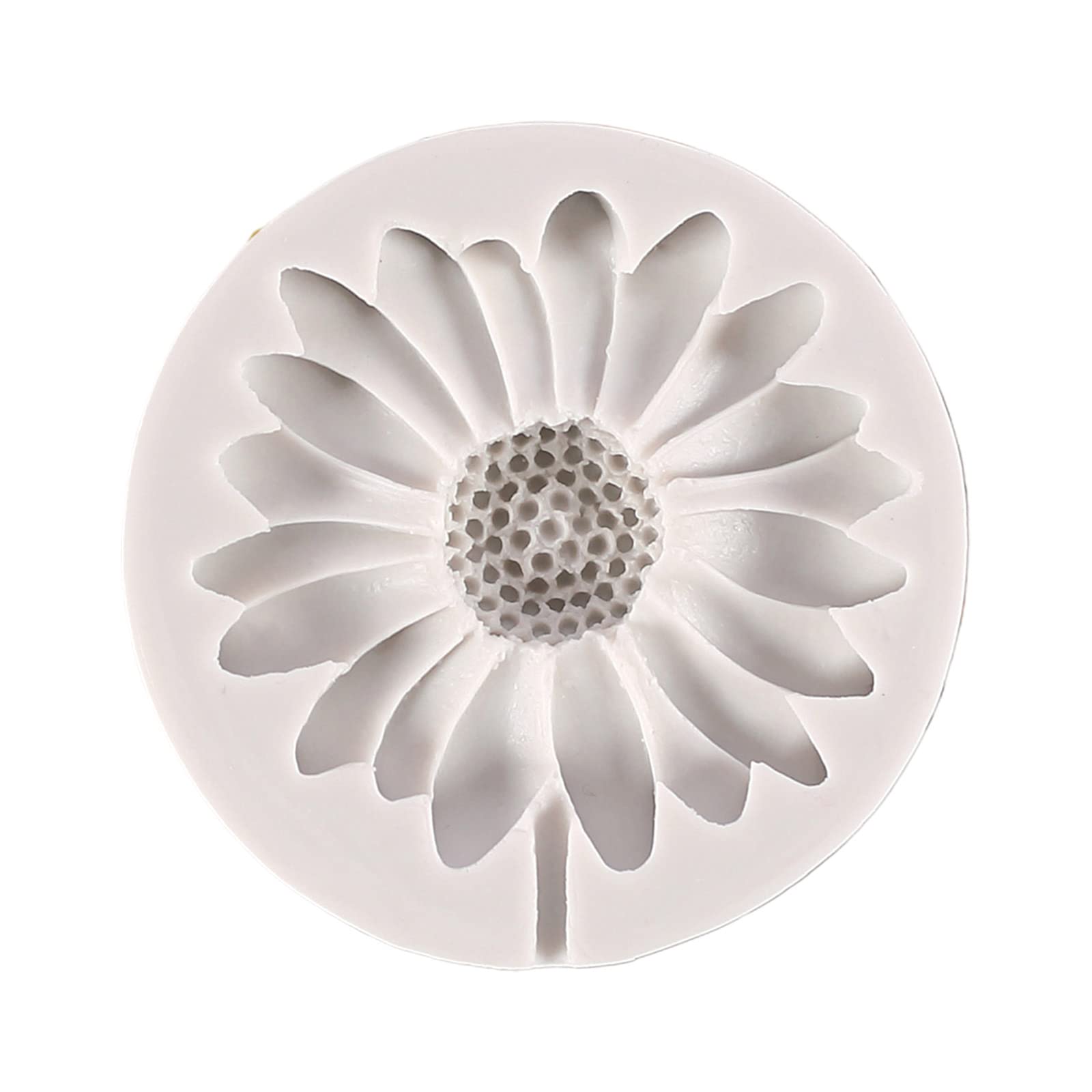 Elnwnnkc Silicone Chrysanthemum Shaped Lollipop Chocolate Baking Molds Flower Cupcake Mold Cake Decorating Tool Silicone Mousse Molds for Baking