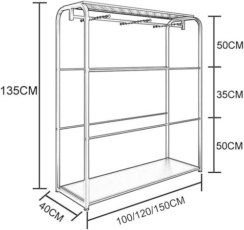 Miniatura 7 de zktoermn Estante de exhibición al por menor de metal de pie, barras para colgar tuberías industriales modernas, estante de ropa interior, sujetador,