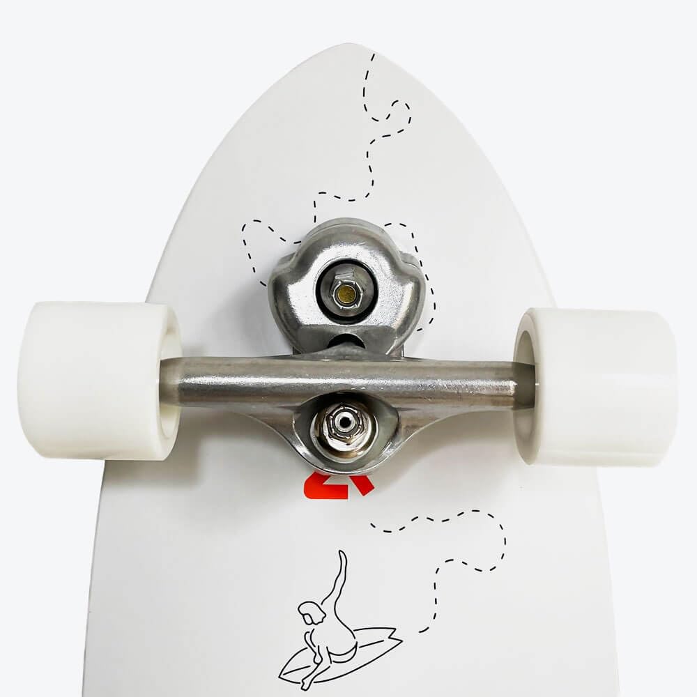 Atlantic Boards | Tabla de Surf SurfSkate Skark | Tabla 32' Blanca