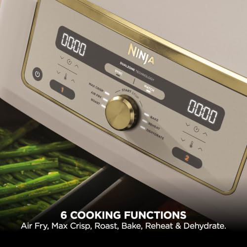 MAX Dual Zone Digital Air Fryer, 9.5L, Stone Gold - Image 5