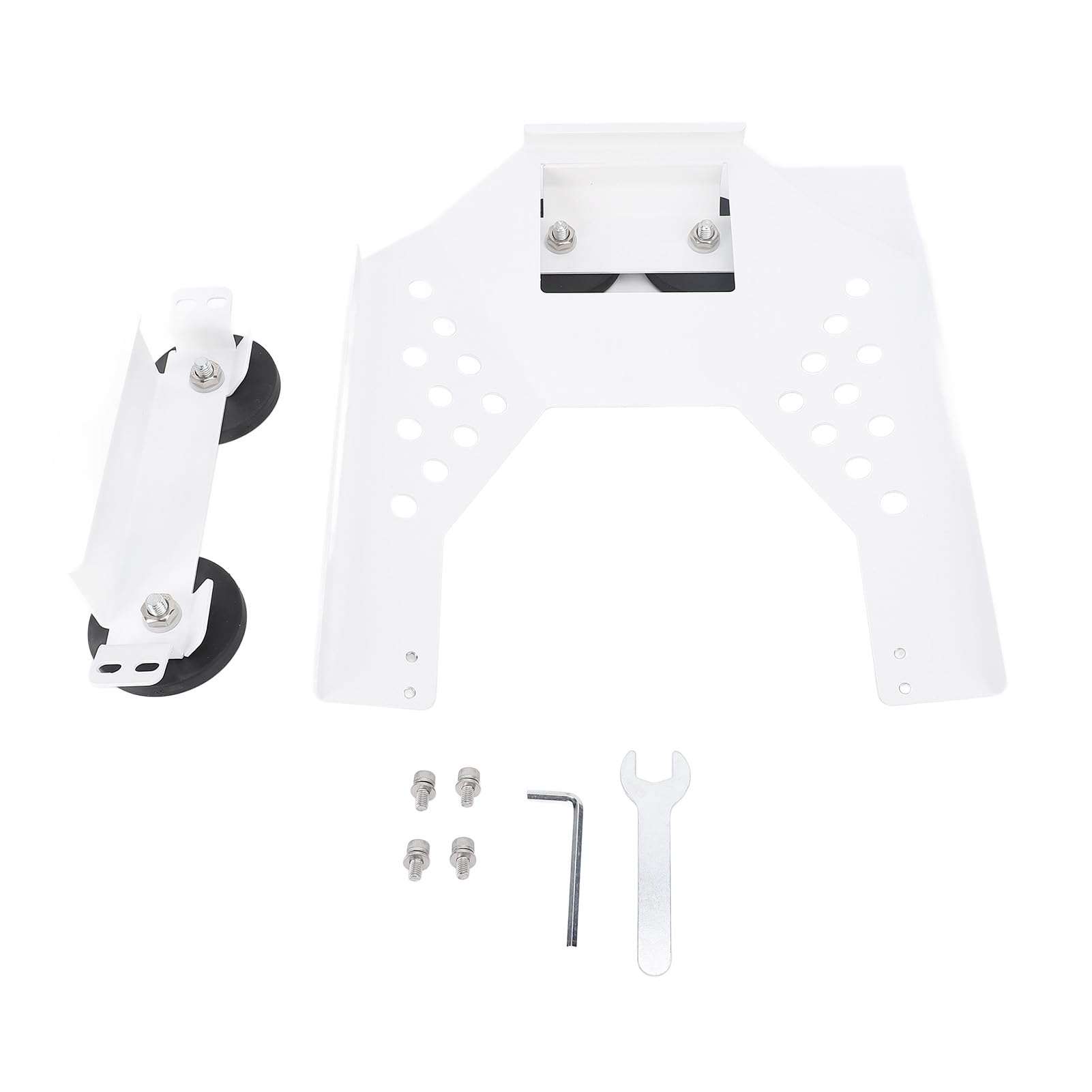 aqxreight Kit de Montage Magnétique sur Toit de Voiture 264 LB Kit de Barres de Toit Magnétiques à Dégagement Rapide en Acier Inoxydable pour Camping-Cars, Bateaux, Yachts, Camions sur Surfaces,