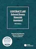 Amazon.com: Contract Law, Selected Source Materials