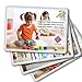 Magnetic Photo Holders for Refrigerator - Magnetic Photo Picture Frames - White Magnetic Photo Pockets - Holds 5x7 Photos (5)