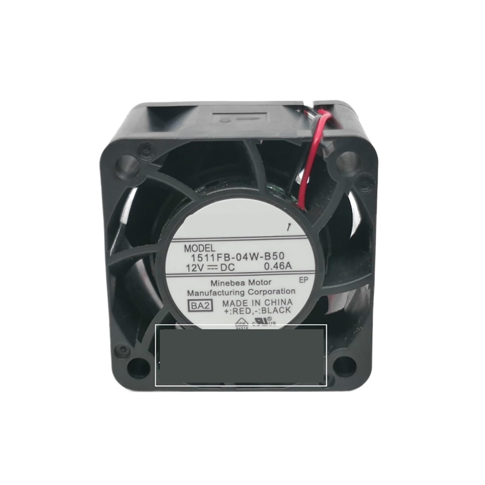 TYHUJKKL 1511FB-04W-B50 3828 12V 0.46A two-wire cooling fan
