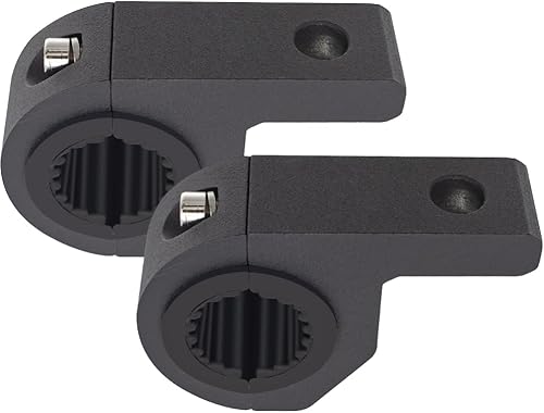 Kit de montaje de abrazadera para faros delanteros LED para motocicleta, 2 piezas, 0.75 pulgadas, 1 pulgada, 1.25 pulgadas, apto para motocicleta,