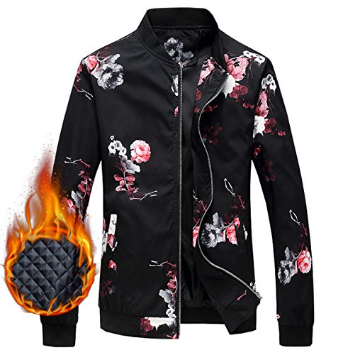 Image of Casual Slim Fit Printed Jacket Coat (Lightweight Style & Cotton Padded Style)