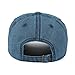 VANCIC Low Profile Washed Brushed Twill Cotton Adjustable Baseball Cap Dad Hat for Men Women (Navy Blue)