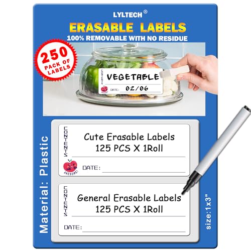 LYLTECH Food Erasable Labels