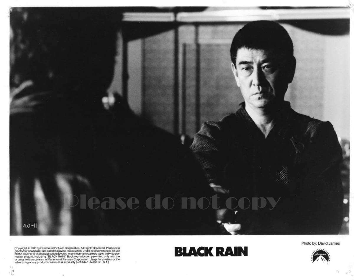 Amazon.co.jp: 1989年映画 ブラックレイン フォト 高倉健