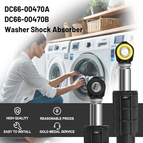 DC66-00470A & DC66-00470B Washer Shock Absorber Compatible with Sam-Sung Washing Machines Replace AP4206426, DC66-00650D, DC66-00650C, 2020946, PS4212219, AP4456255 4 Pack - Thumbnail 5