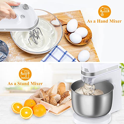Küchenmaschine Rührgerät, 400 W Ultra Power Küchen Handrührer mit 2x5-Gang Turbo Boost, automatische Geschwindigkeit… – Bild 3