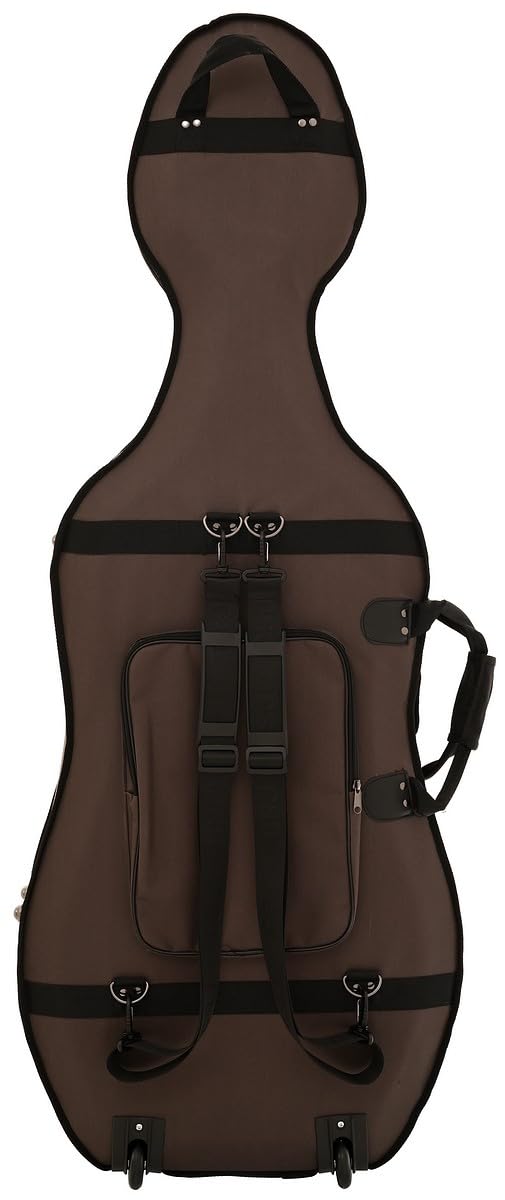 M-Case Funda de espuma para violonchelo 4/4 marrón clásico, beige-beige