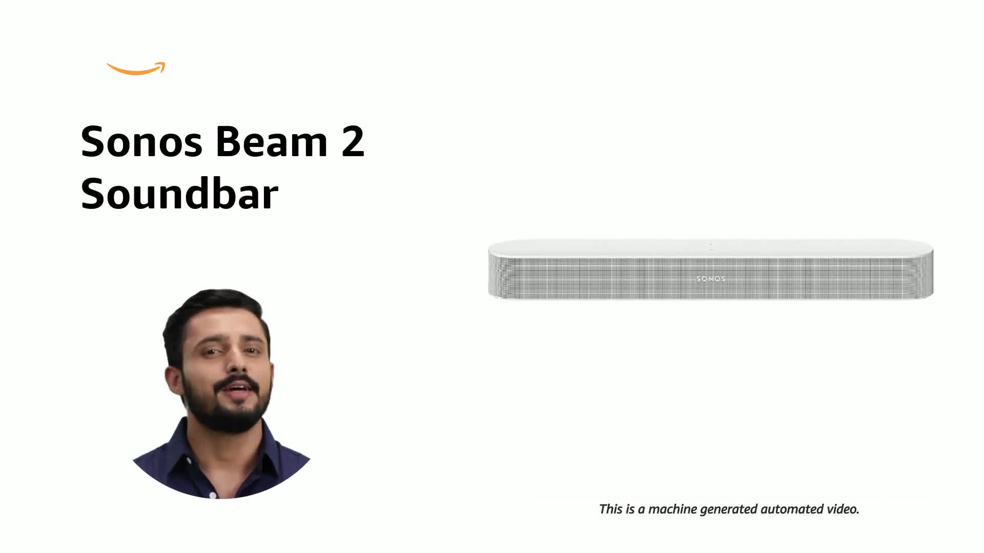 Sonos Beam (Gen 2) | Soundbar with Dolby Atmos, Amazon Alexa for