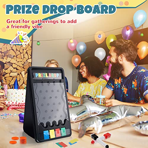 Juego Prize Drop con tablero plegable y 12 fichas miniatura 6