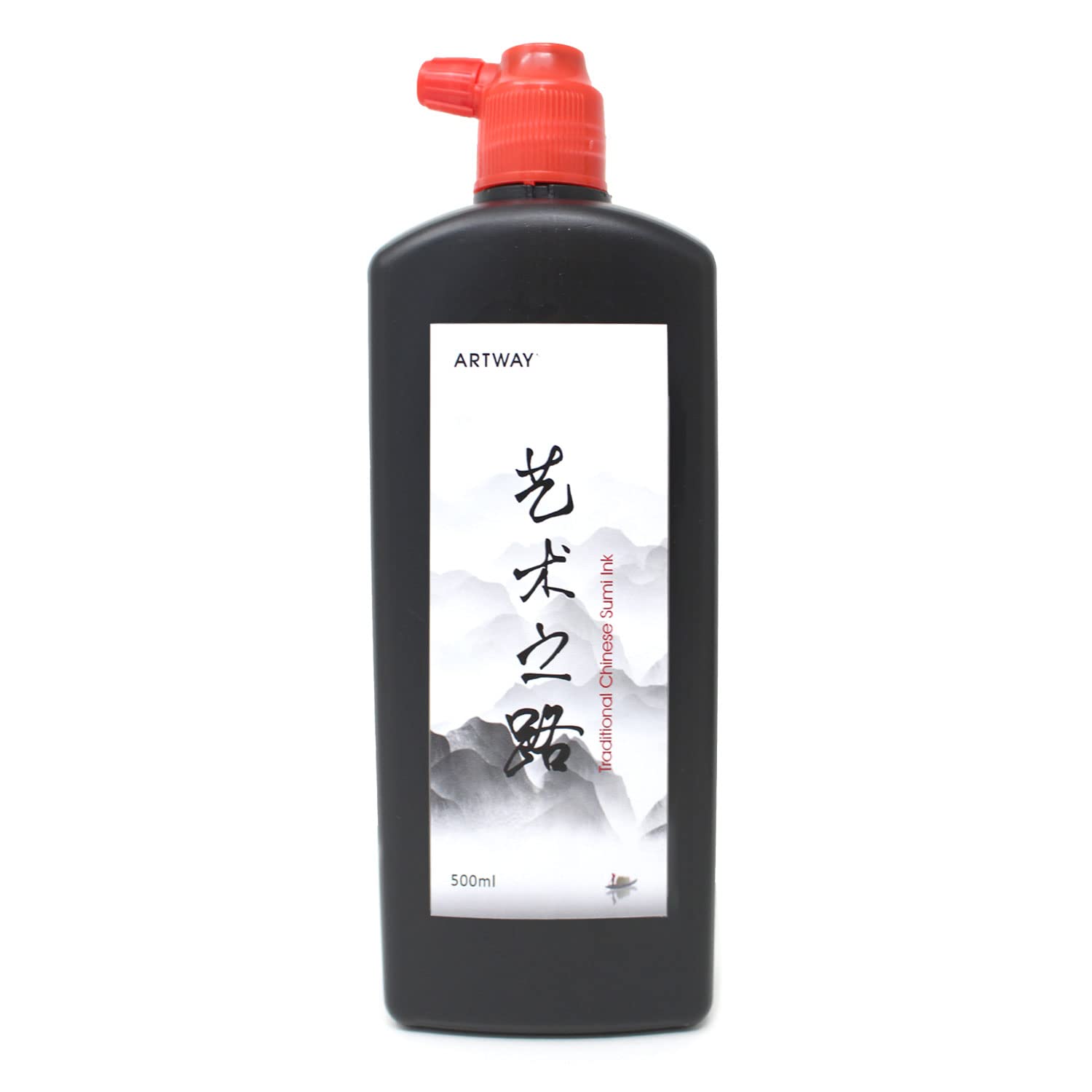 Artway Black Chinese Sumi Ink – Dense Drawing Ink - 500Ml