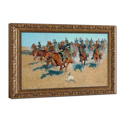 Impression sur toile Remington : Cadre suspendu 50,8x76,2 cm pour mur vide de bureau
