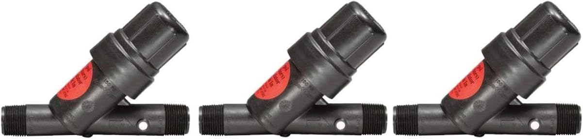 Rain BirdPRF07530S Drip Irrigation in-Line 30 PSI Pressure Regulating Y Filter, 3/4" Male Pipe Thread (Pack of 3)