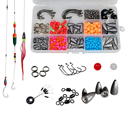 THKFISH-Angeln-Gewichte-Angelzubehoer-Set-Blei-Angeln-Carolina-Rig-Texas-Rigs-Angelgewichte-Set-35Stueck-339Stueck-389Stueck