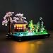 Hilighting Led Light Kit for Lego Tranquil Garden, Upgraded Light Set Compatible with Lego 10315 Icons Tranquil Garden, Creative Gift (Model Not Included)