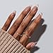 BTArtboxnails X-coat Tips Cat Eye Nails - French Tip Press On Nails, Medium Almond Soft Gel Nail Tips, Soak Off Acrylic Fake Nail Extensions