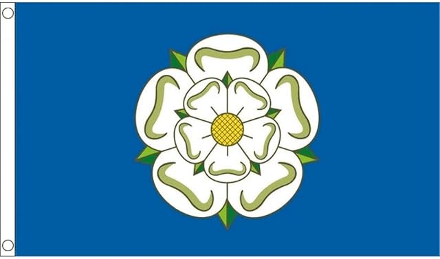 FlagSuperstore Yorkshire New Flag 5 x 3 FT - 100% Polyester With Eyelets - English County