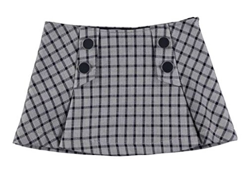 Falda cuadros doble cara
