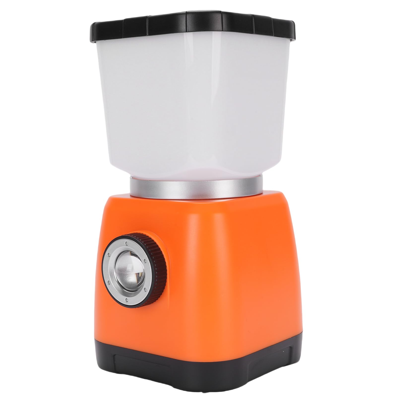 6000mAh Hand Crank Camping Lantern, IPX7 Water Proof Rechargeable LED Dual Lights, Power Bank, 22H Runtime, Emergency Light for Power Outages, Campsites, Emergencies (Orange)
