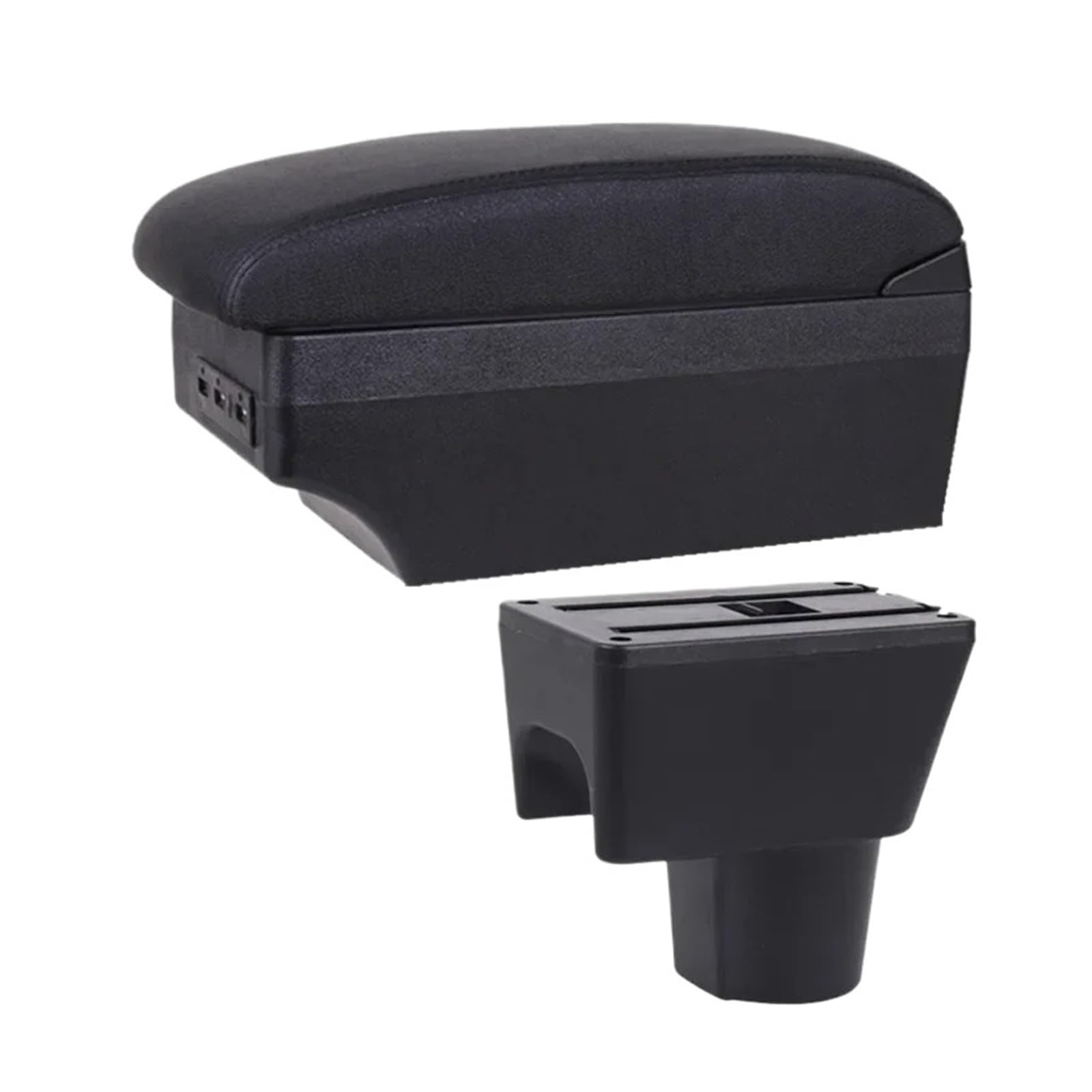 Umdjju E1 Black Line For Duster 2010-2019 Armrest Box Central Store Content Captur Car Centre Console Armrest Box(E1 Black Line)