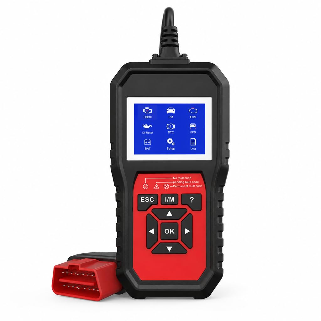 Konnwei KW460 Escáner Diagnóstico OBD2 para Mercedes Benz Motor ABS SRS Transmisión TPMS con Actualizaciones Gratuitas