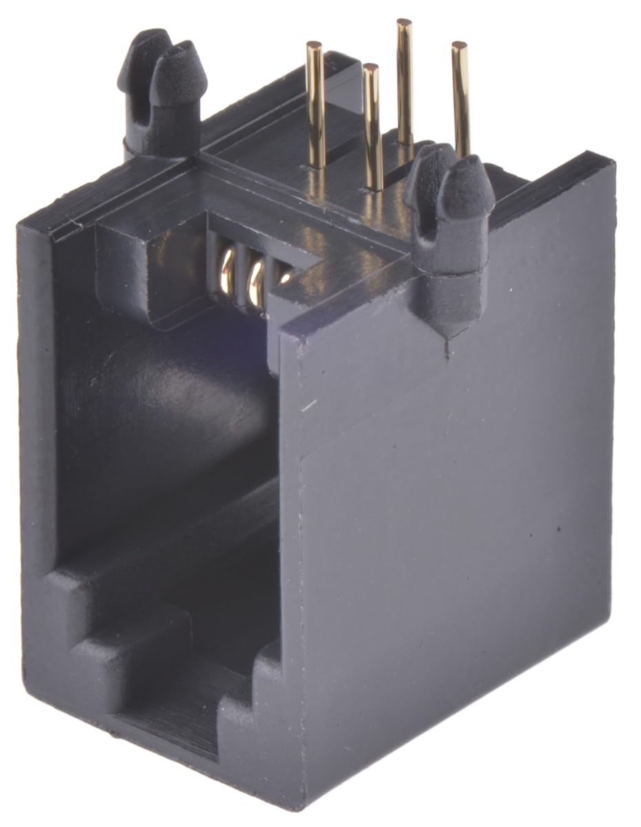 WURTH ELEKTRONIKWR-MJ RJ22 Connector Female 4P4C Pin Shielded PCB Mounting Angled