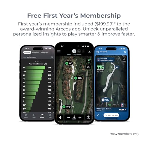Image of Arccos Smart Sensors: Automatic Golf Game Tracking System, A.I. Powered GPS Rangefinder & Smart Club Distances