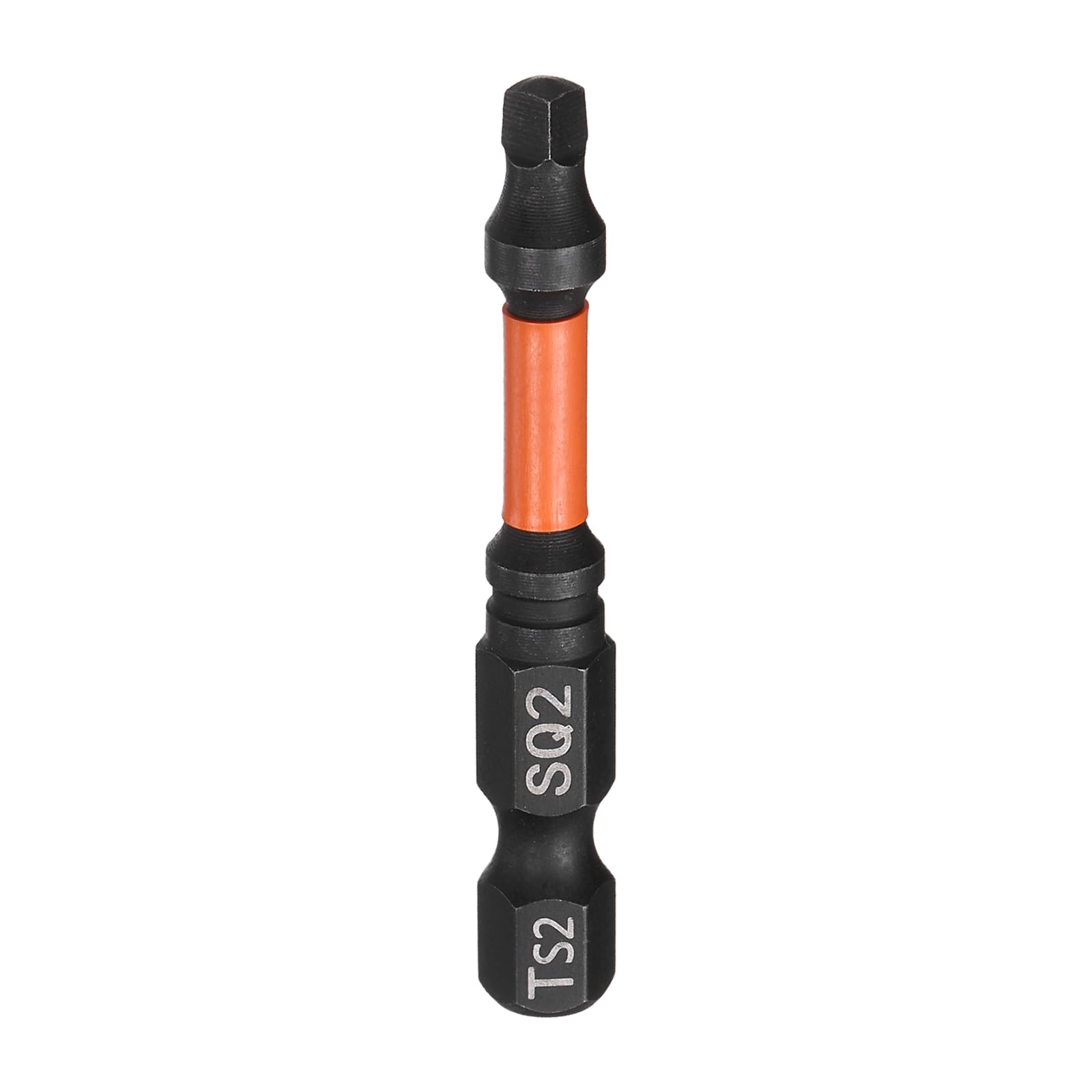 sourcing map Square Head Screwdriver Bits 1/4" Hex Shank SQ2 Magnetic Head 2" Length S2 Steel Screw Driver Drill Bit for Repair Work Electric Screw Driver