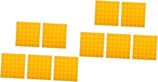 NOLITOY 10 Peças Tijolo Cego Piso Térreo Telhas Cegas Faixas Almofada De Aviso De Tijolo Com Texturas Elevadas Placa Cega Ladrilhos Quadrados Adesivos De Piso Profissional Adesivo De
