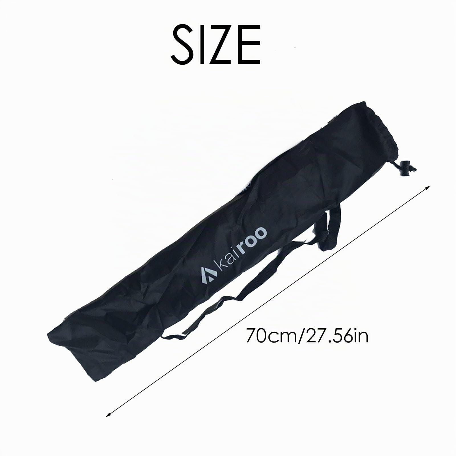 SEMINISMAR Borsa per bastoni da nordic walking ed escursionismo, pieghevole, portatile, borsa per il trasporto, tracolla regolabile
