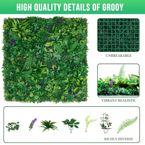Artificial-Boxwood-Panels-Grass-Wall-Panels-20x2012pcs-Privacy-Hedge-Fence-Screen-with-UV-Protection-Fake-Greenery-Backdrop-for-Indoor-Wedding-and-Outdoor-Garden-Backyard Artificial Boxwood Panels Grass Wall Panels 20x2012pcs Privacy Hedge Fence Screen with UV Protection Fake Greenery Backdrop for Indoor Wedding and Outdoor Garden Backyard