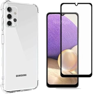 Capa Case Anti Queda Samsung Galaxy A32 4G + Pelicula 3d Vidro - (C7COMPANY)