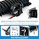 Indrnif 2 Stück LED Arbeitsscheinwerfer Offroad Zusatzscheinwerfer 18W 12V Zusatzscheinwerfer 6000K Scheinwerfer IP67 Wasserdicht Rückfahrscheinwerfer für Trecker Bagger SUV, UTV, ATV, LKWs